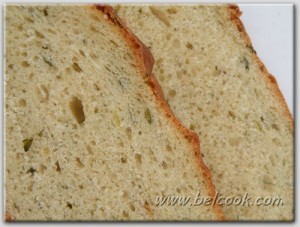хлеб с луком и укропом